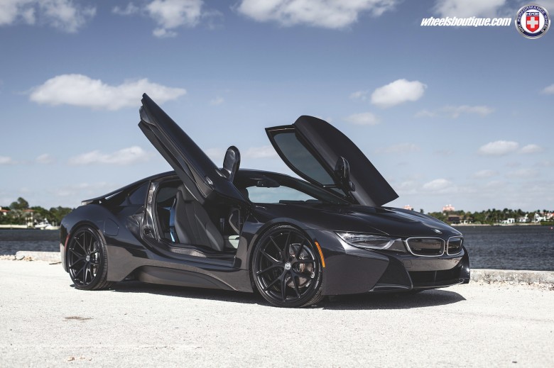 Blacked Out BMW i8 Upgraded With HRE Wheels By Wheels Boutique