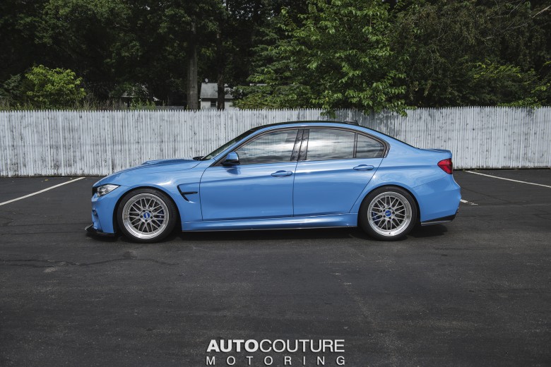 Yas Marina Blue BMW M3 With BBS Wheels And Carbon Fiber Parts 2