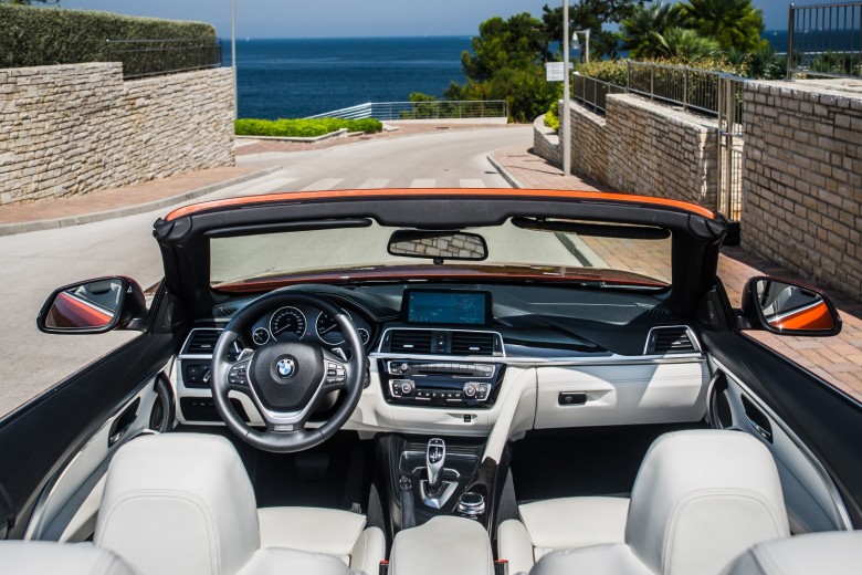 BMWBLOG - BMW TEST - BMW 430i Cabrio - Sunset Orange - interior (21)