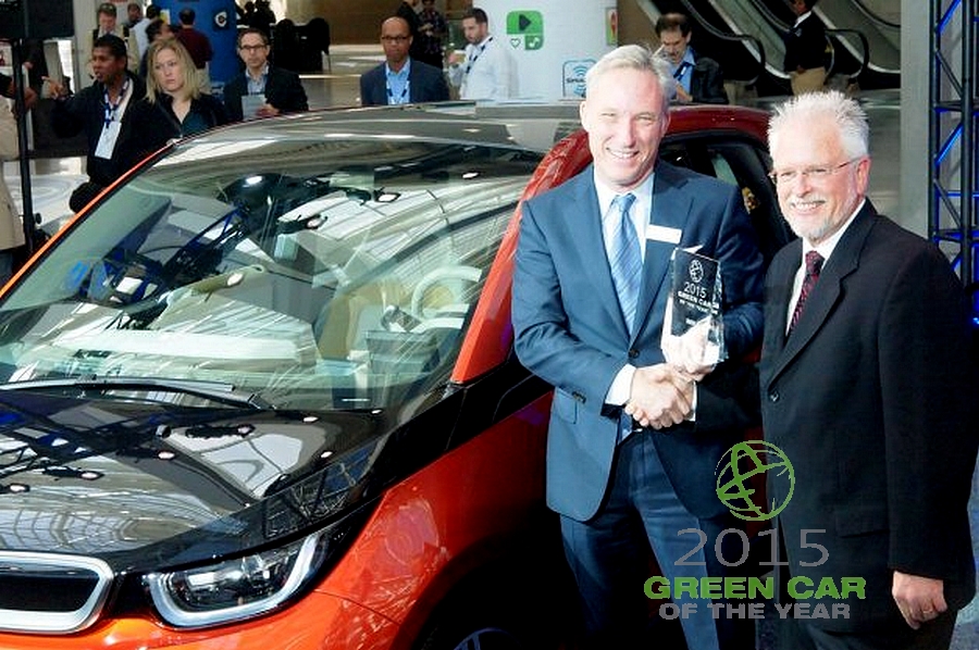 BMW i3 pridobi naziv: Green Car of the Year 2015
