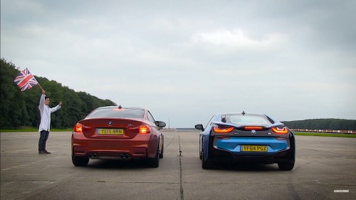 Top Gear za volanom BMW i8 in M4