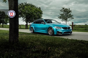 Atlantis Blue BMW M3 with HRE P101 Wheels