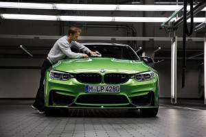A DTM champion Marco Wittmann Receives A Java Green BMW M4 Coupe