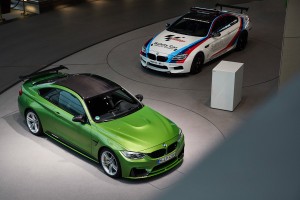A DTM champion Marco Wittmann Receives A Java Green BMW M4 Coupe