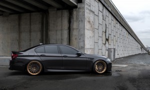 A Black Sapphire Metallic BMW M5 Gets ADV.1 Wheels And Vorsteiner Aero Parts Installed