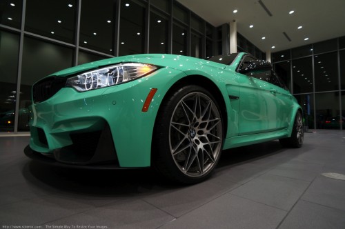 Mint zeleni BMW M3? Ja, prosim!