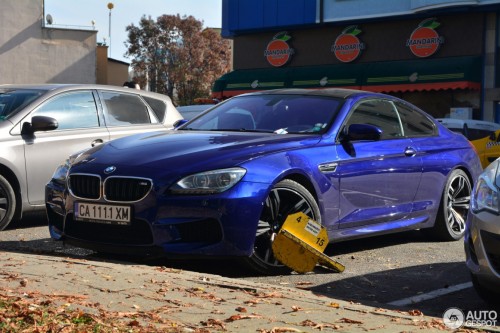 Lastnik BMW M6 kaznovan zaradi nepravilnega parkiranja!