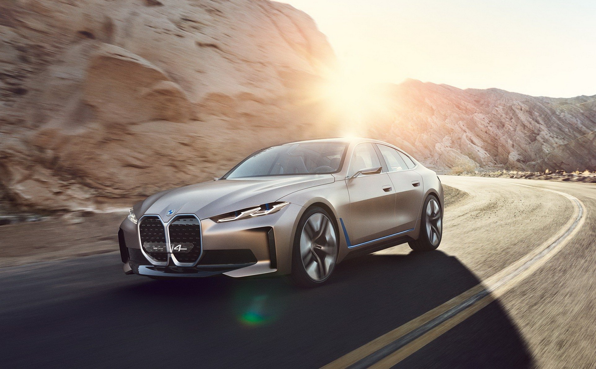 BMW je odgrnil zastor s koncepta BMW Concept i4 kar virtualno!