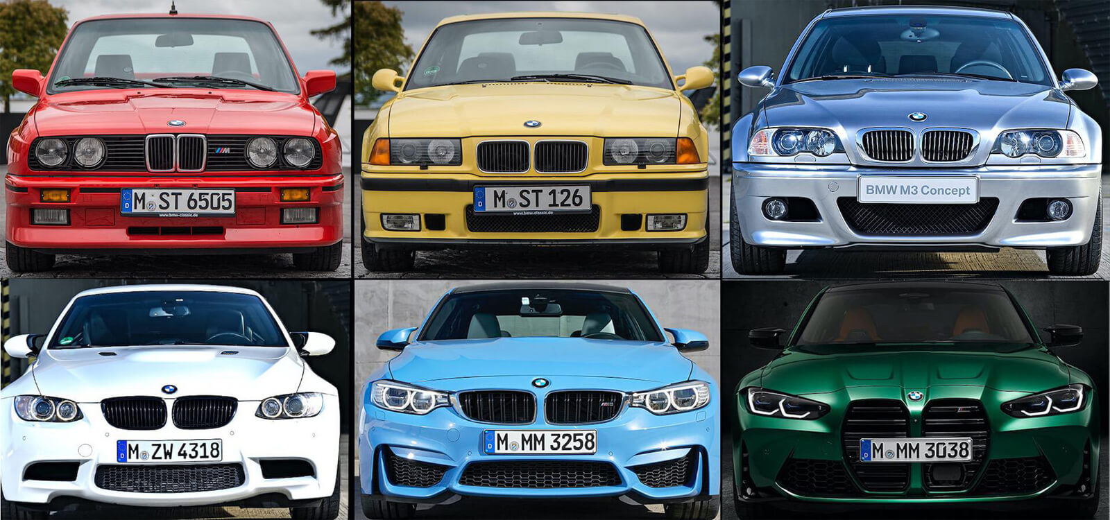 BMW M3  – Šest generacij najuspešnejše bavarske zgodbe
