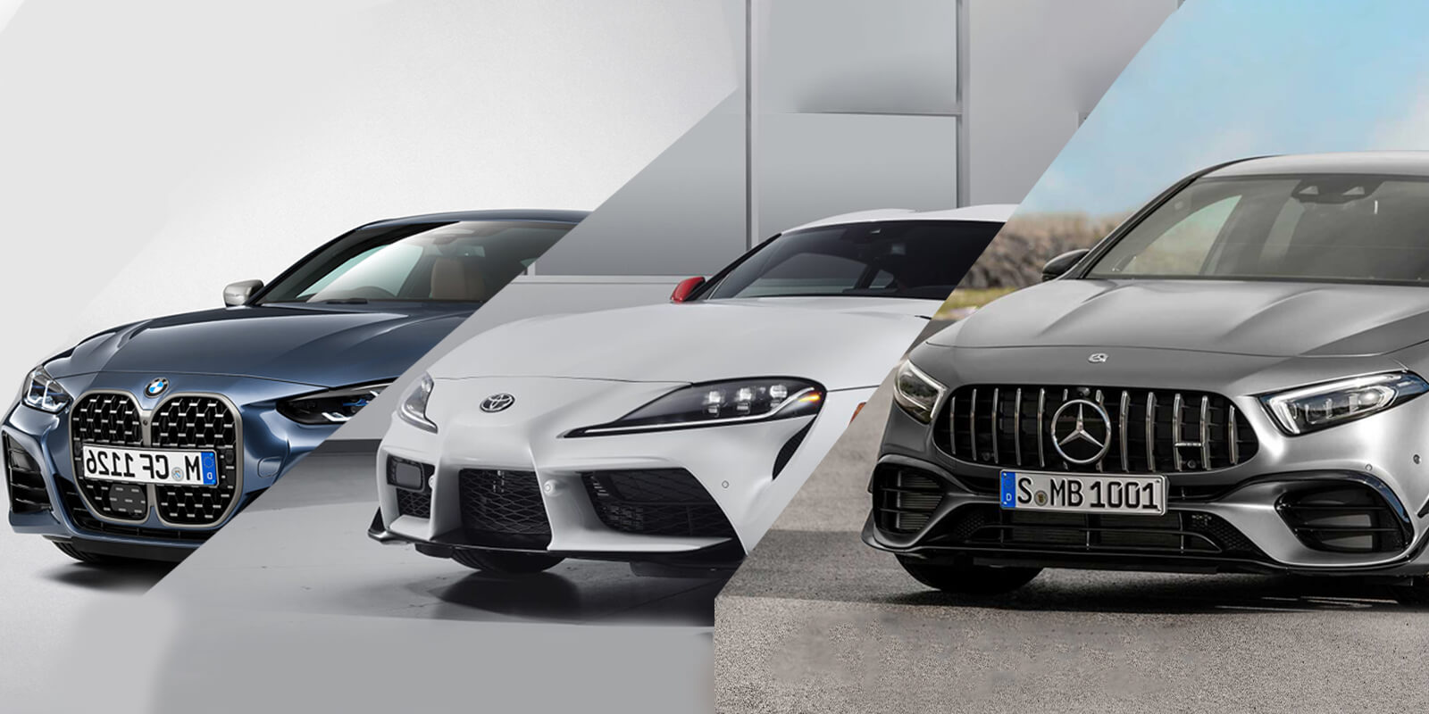 BMW M440i, Toyota Supra in Mercedes-AMG A45S: test športne trojice
