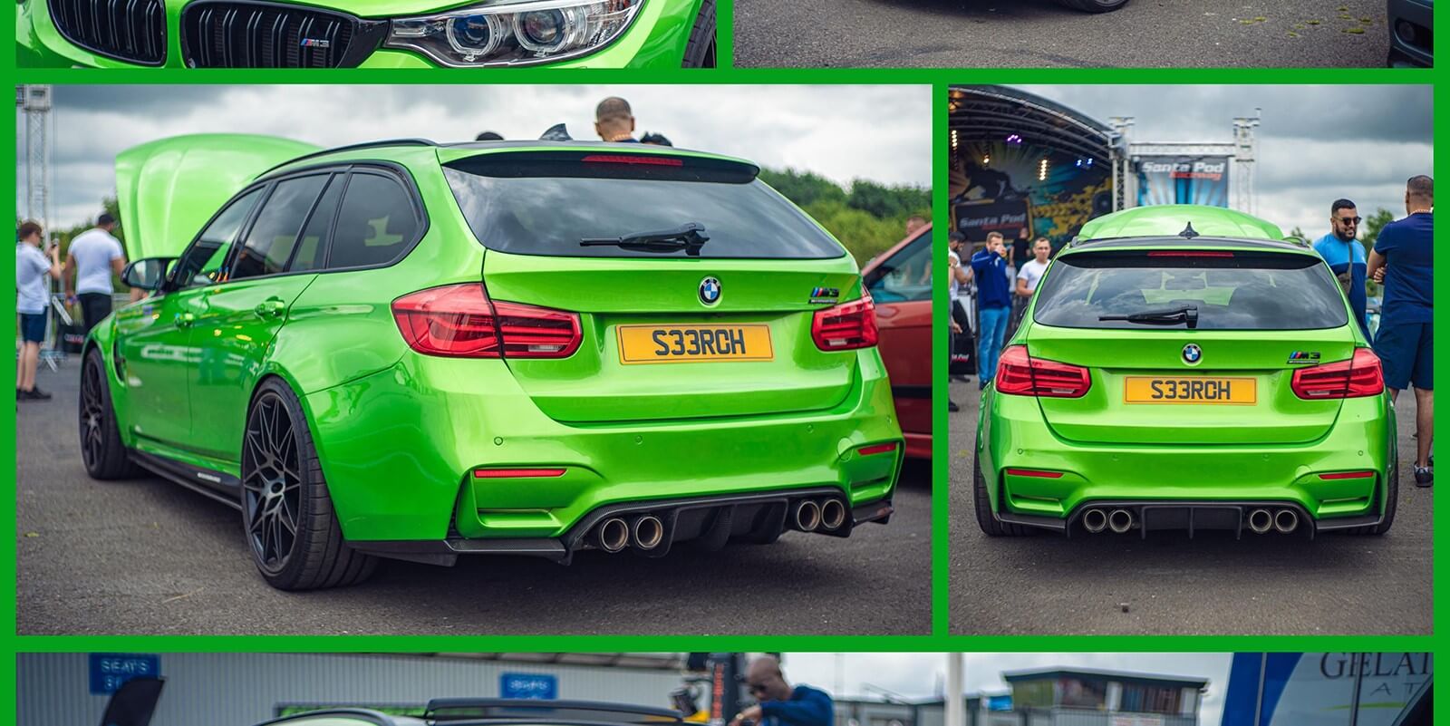VIDEO: Strupeno zelen BMW M3 Touring je v sekundi postal le kup zmečkane pločevine